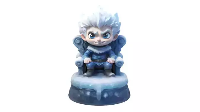 cartoon king 3D print model