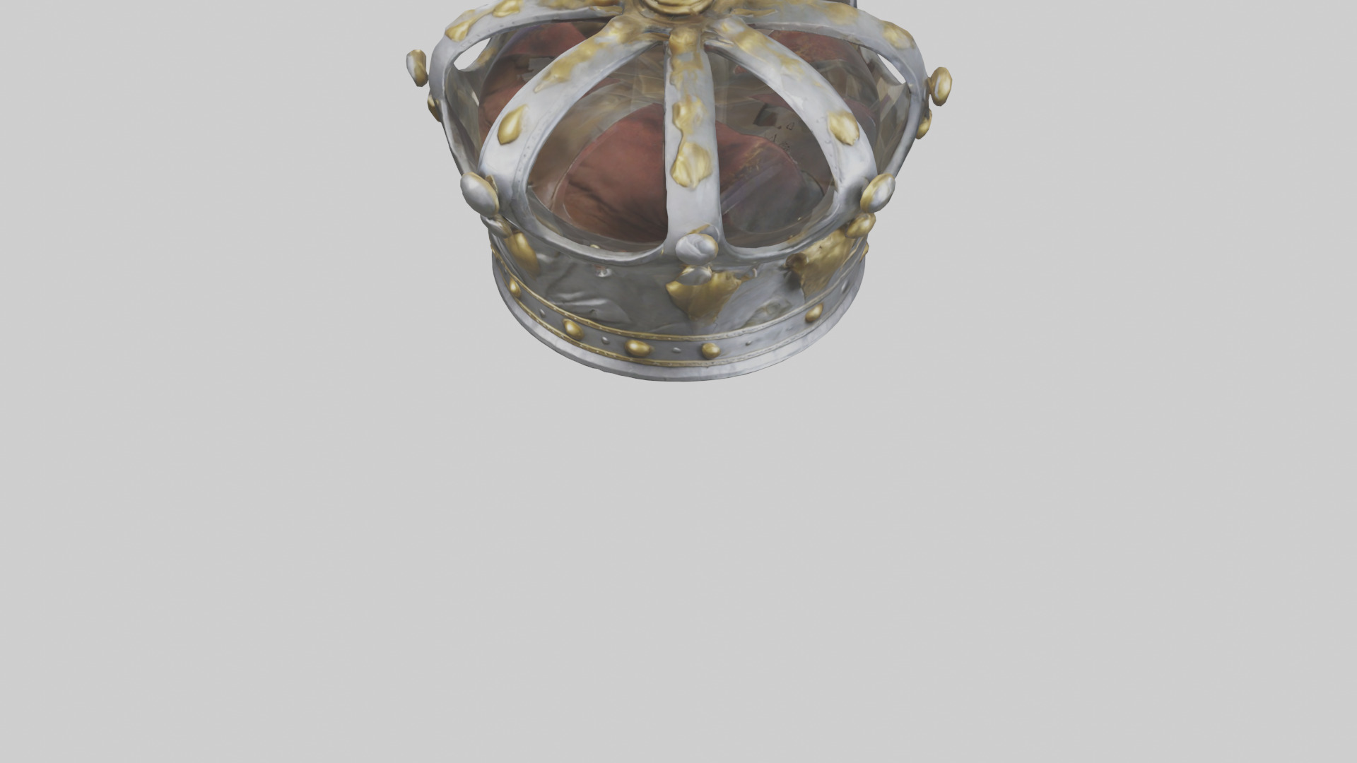 Kings Crown model Low-poly 3D model_5