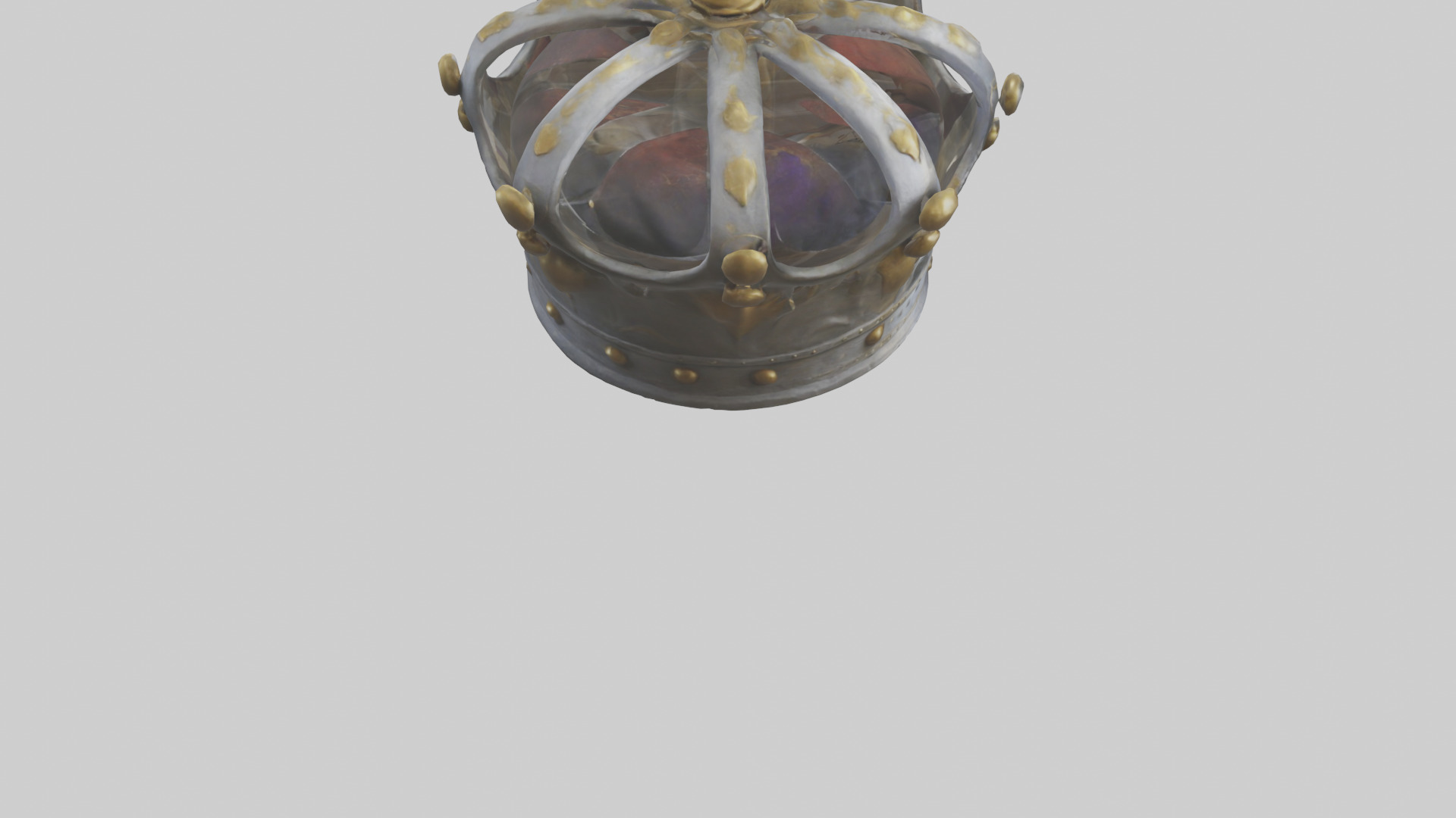 Kings Crown model Low-poly 3D model_4