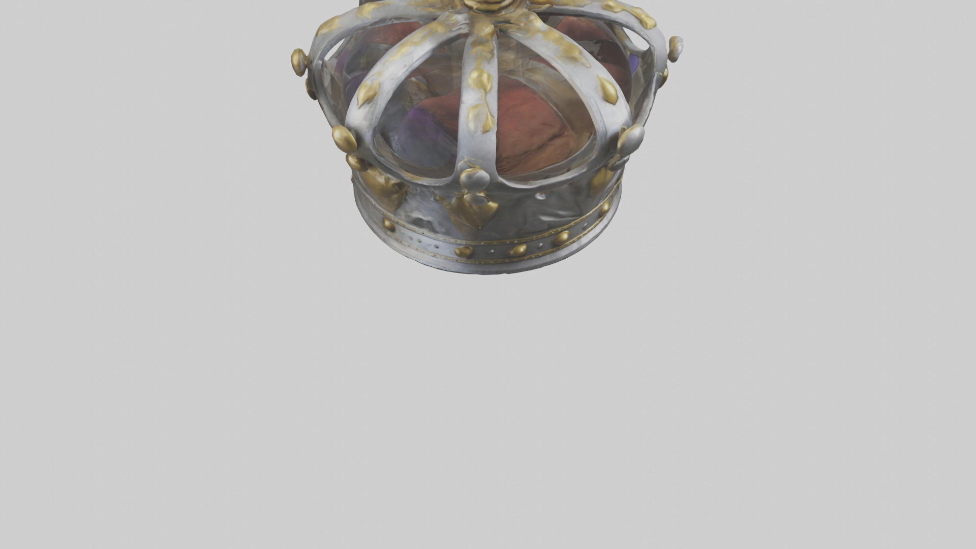 Kings Crown model Low-poly 3D model_6
