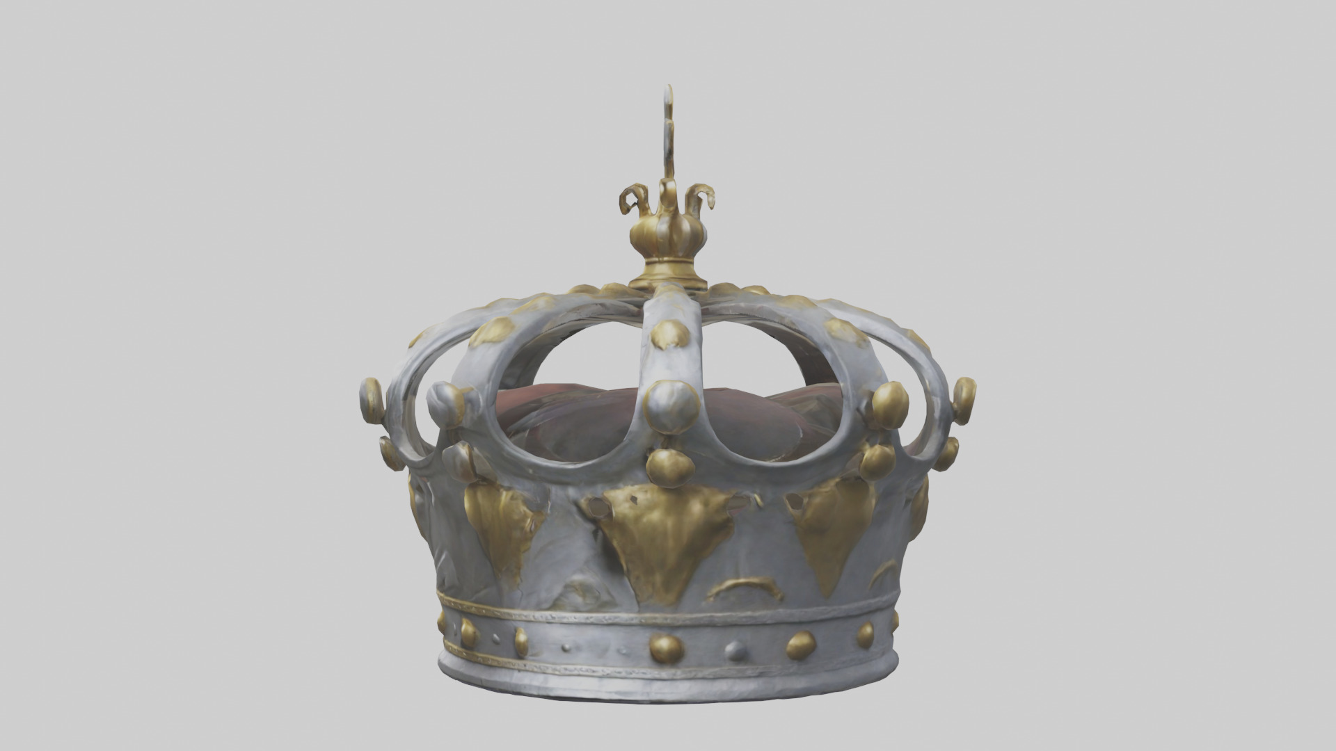Kings Crown model Low-poly 3D model_12