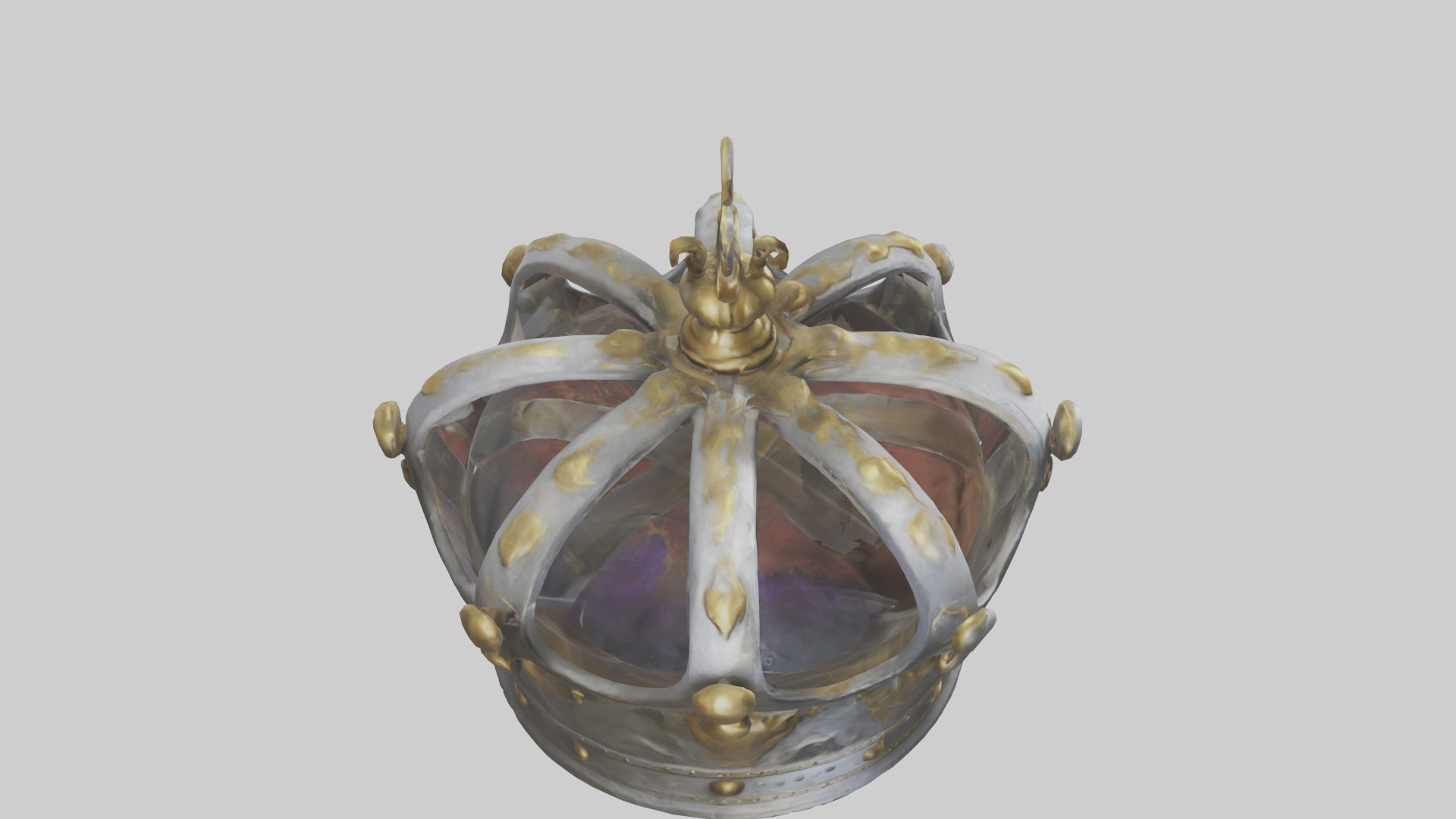 Kings Crown model Low-poly 3D model_18