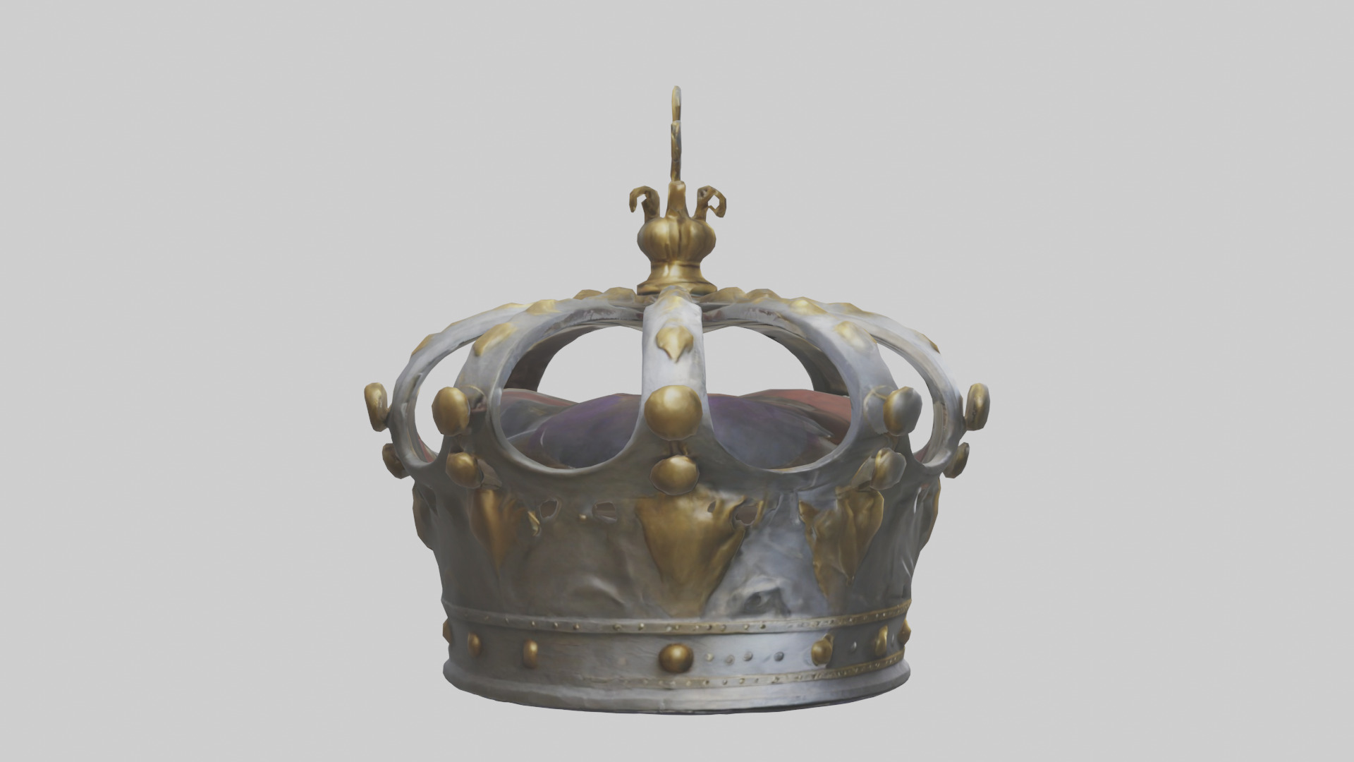 Kings Crown model Low-poly 3D model_13