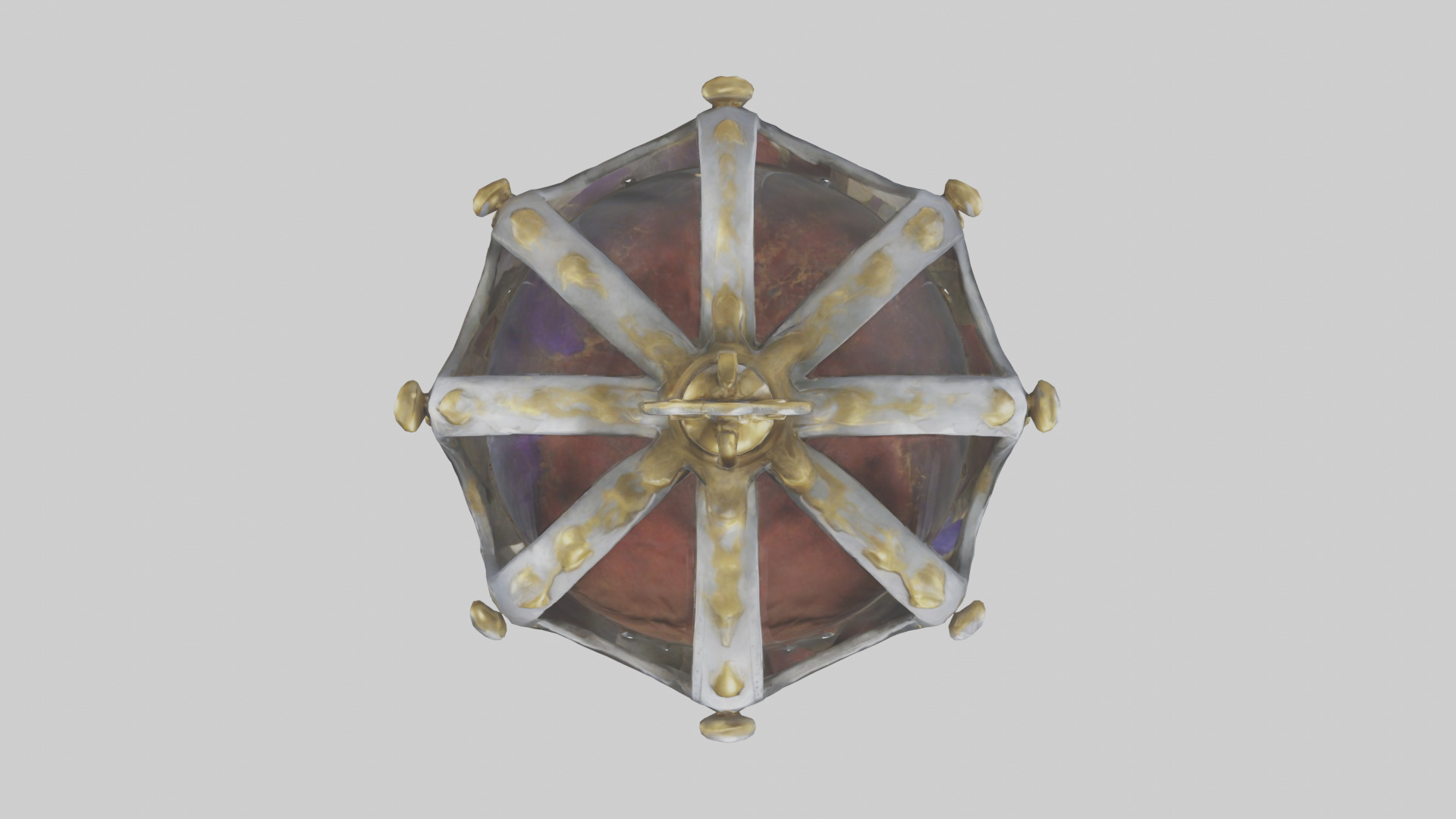 Kings Crown model Low-poly 3D model_14