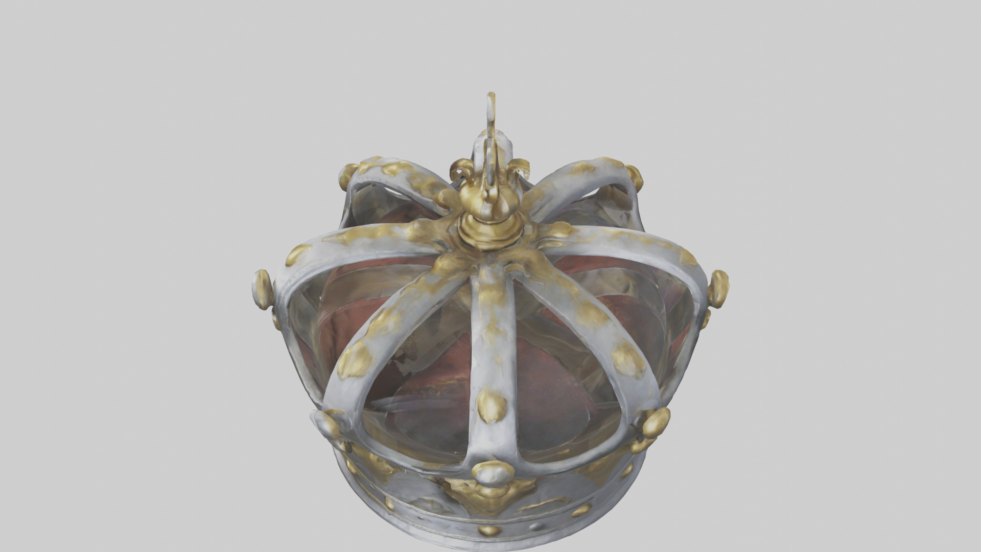 Kings Crown model Low-poly 3D model_17