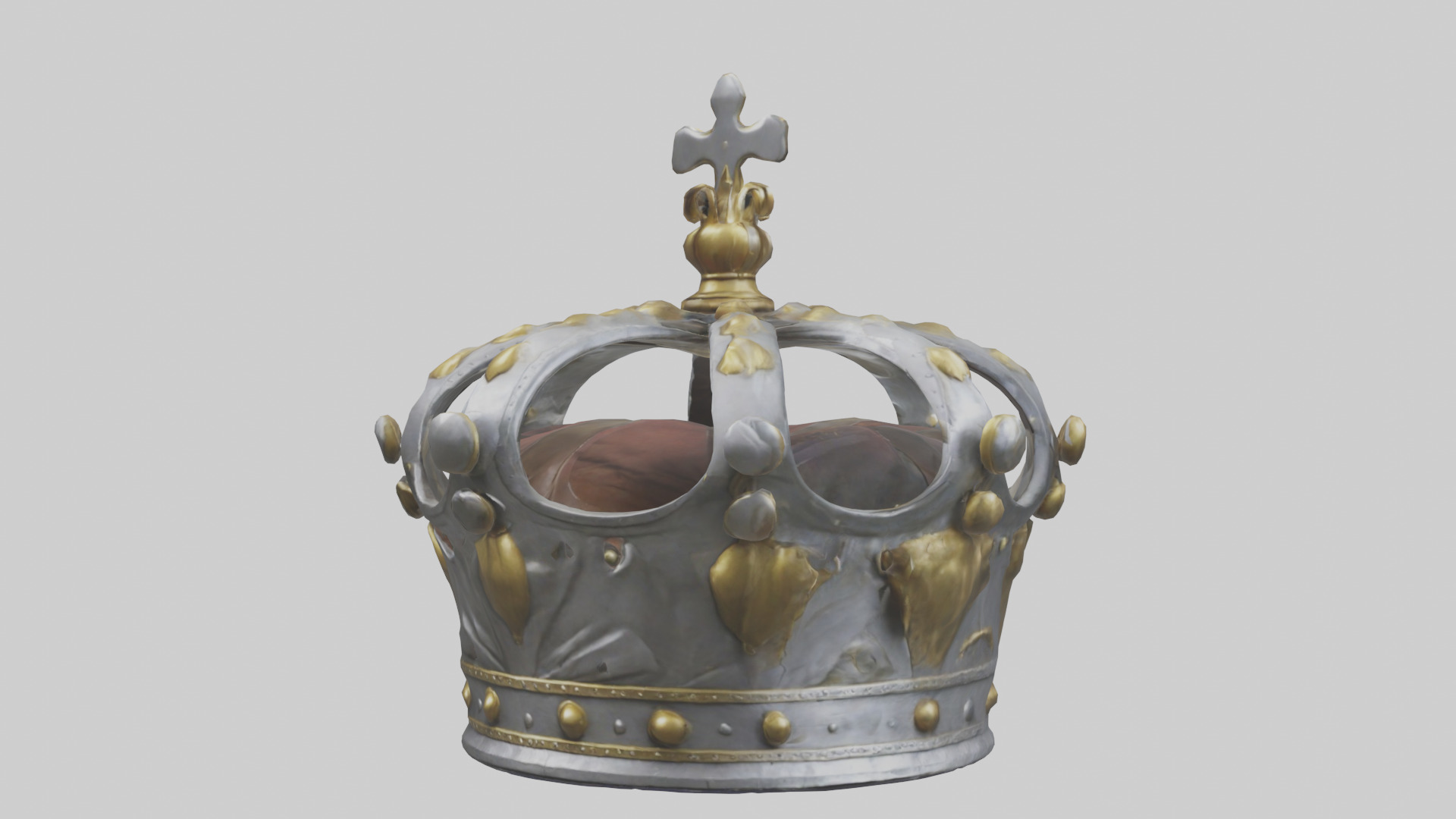 Kings Crown model Low-poly 3D model_8