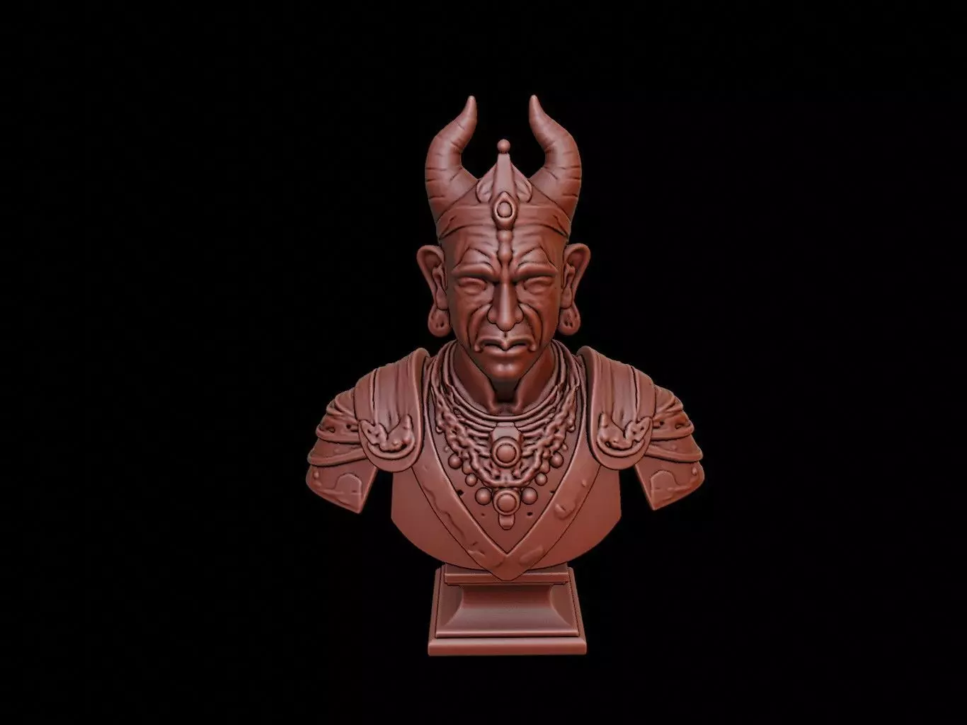 Tikbalang Beast Bust 3D print model