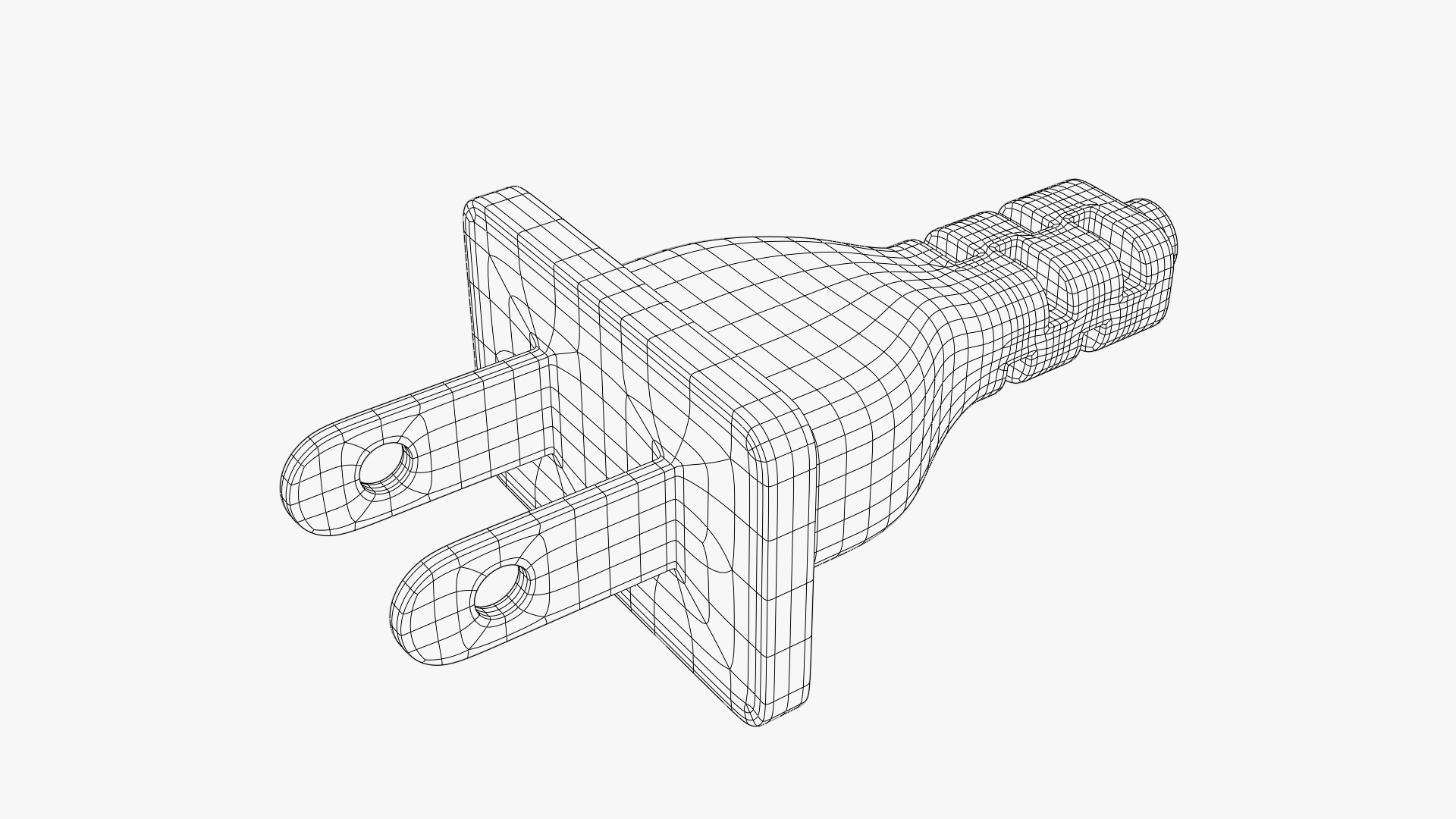 Wire Plug 3D model_6