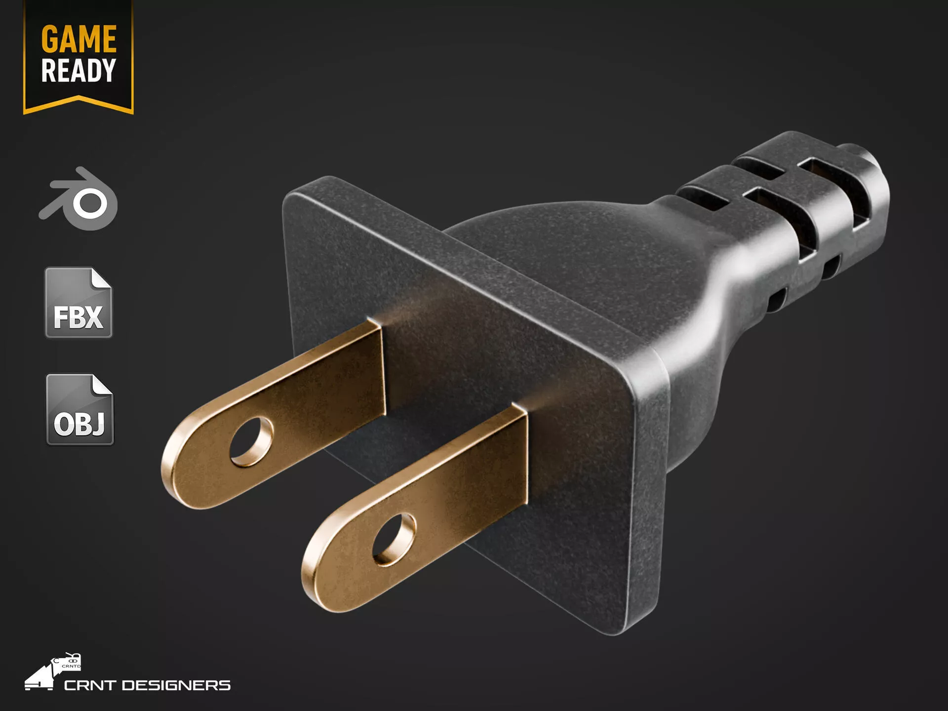 Wire Plug 3D model
