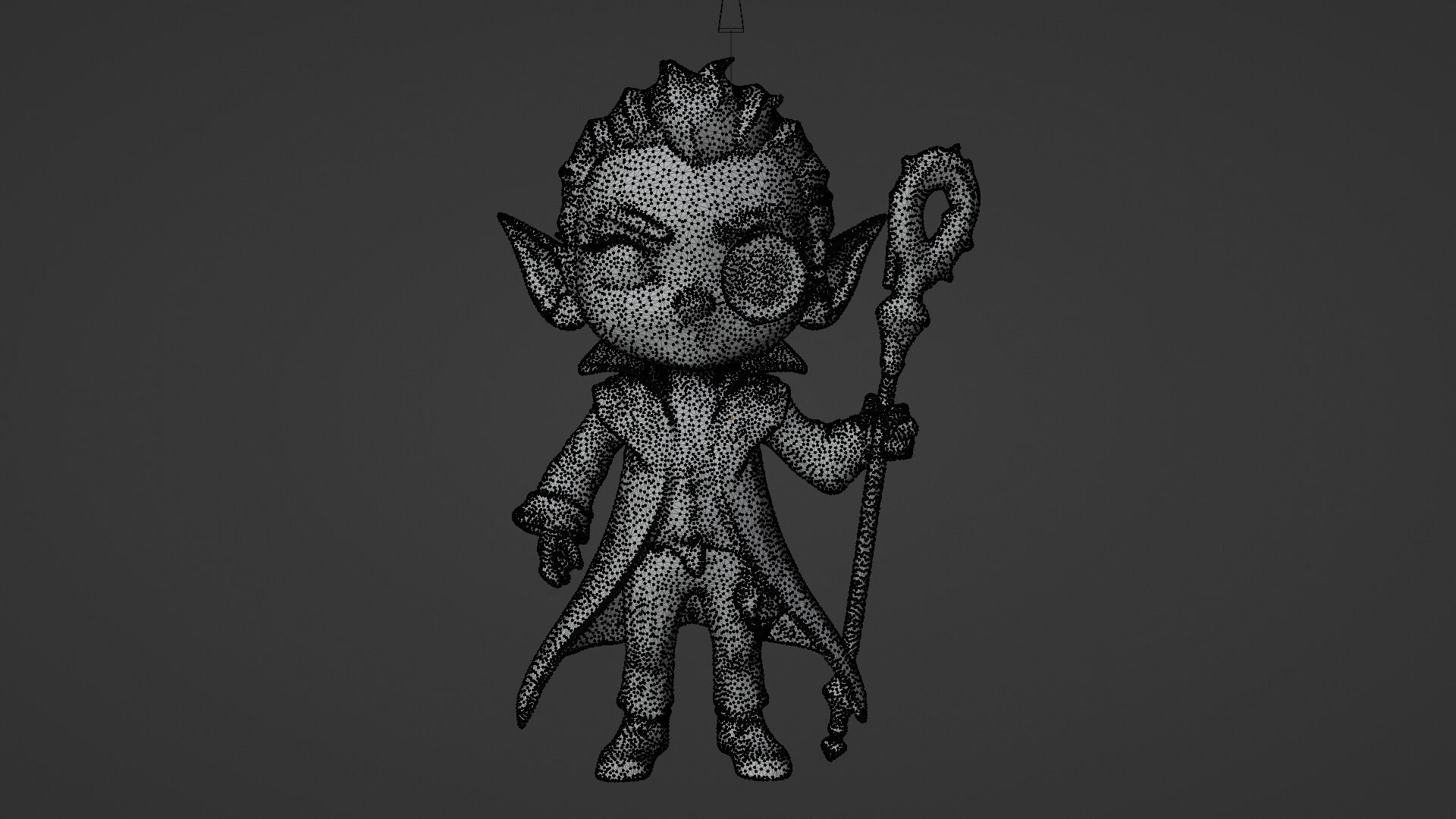 cartoon vampire  3D print model_5