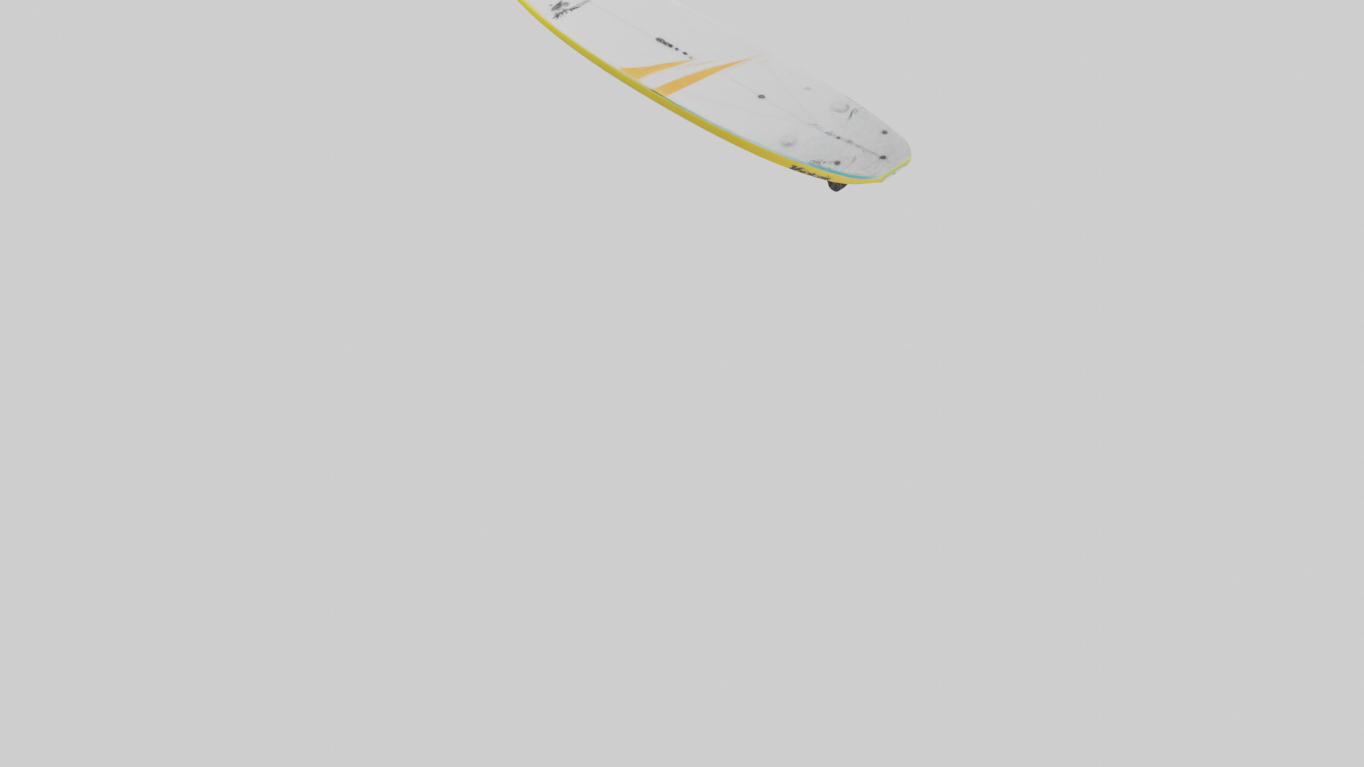 Kitesurfing Board model Low-poly 3D model_3