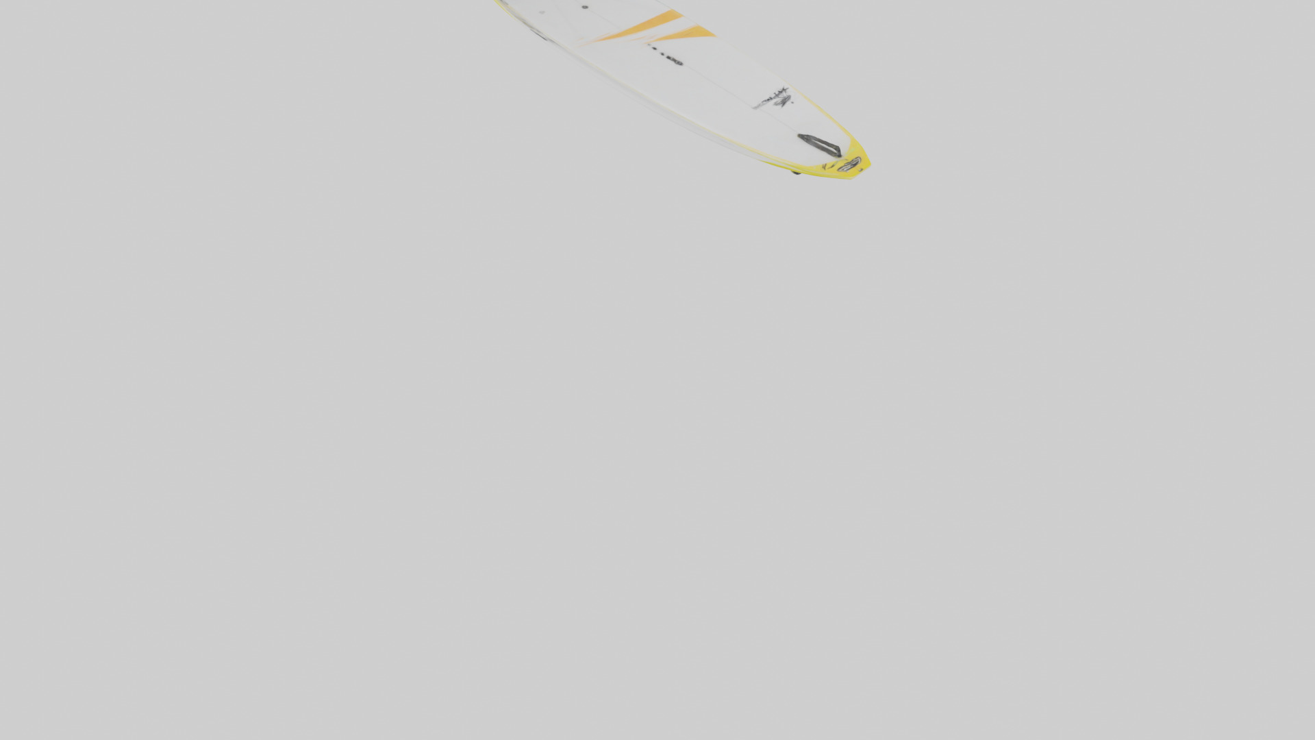 Kitesurfing Board model Low-poly 3D model_6