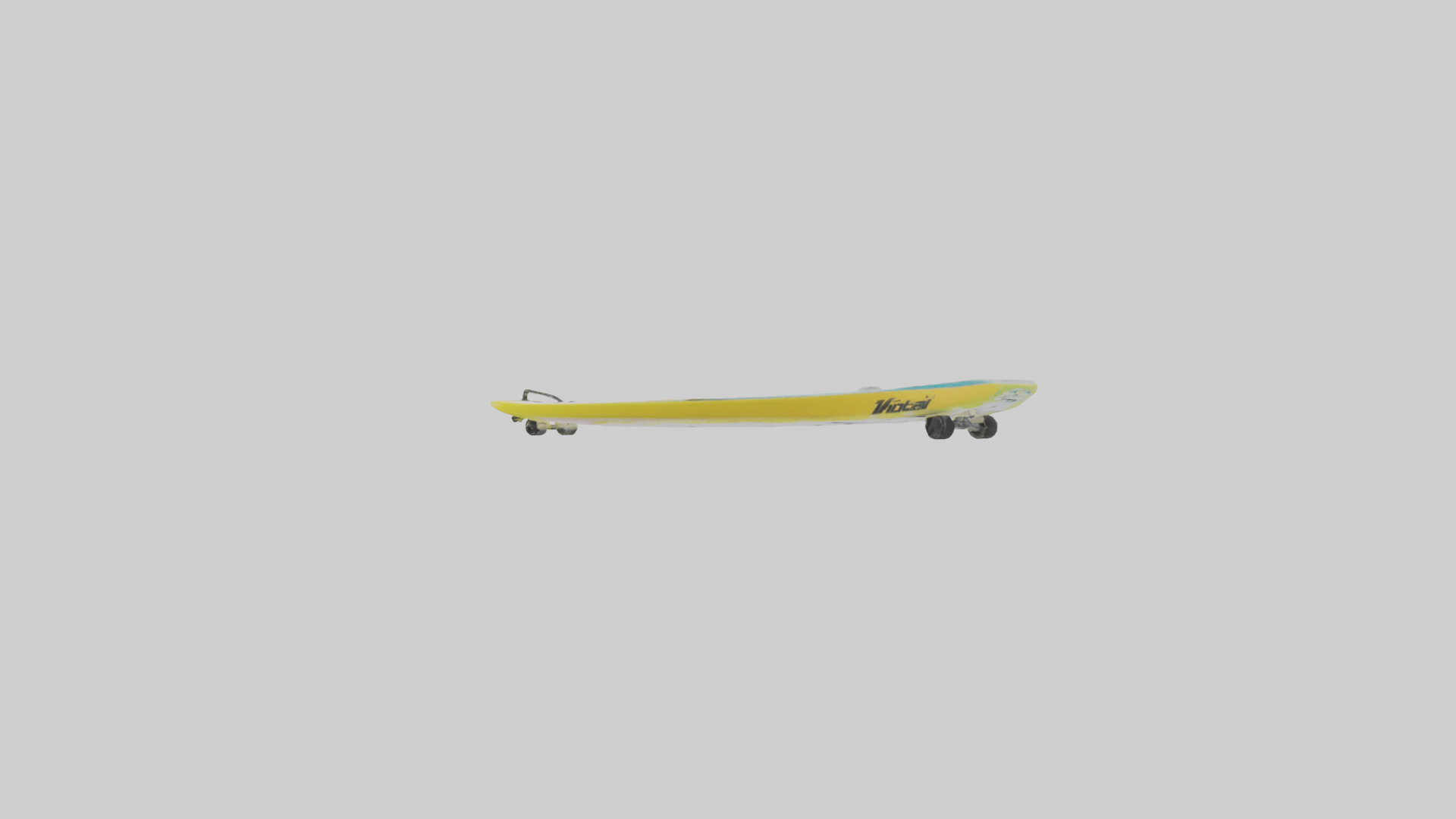 Kitesurfing Board model Low-poly 3D model_1