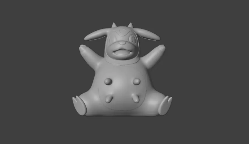 Miltank Pokemon 3D print model_0