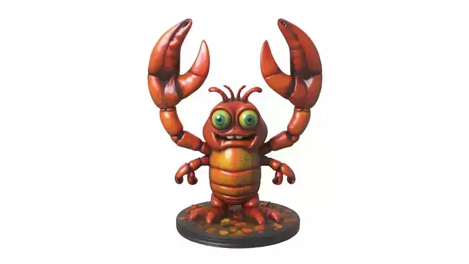 crayfish 3D print model