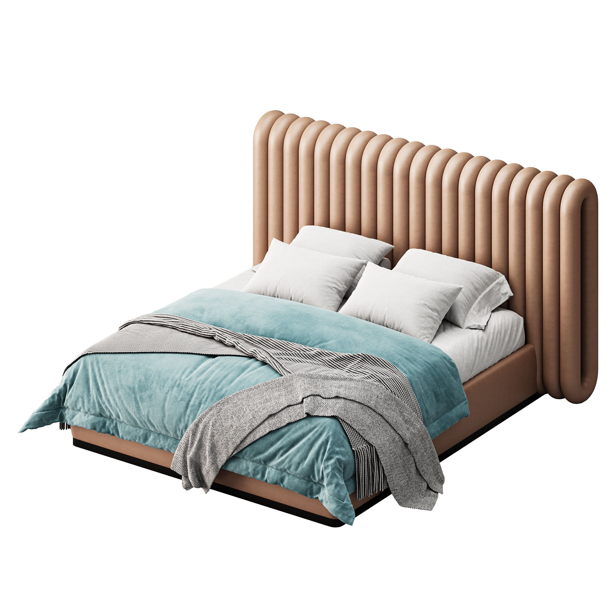 POST FUTURE BED 3D model_9