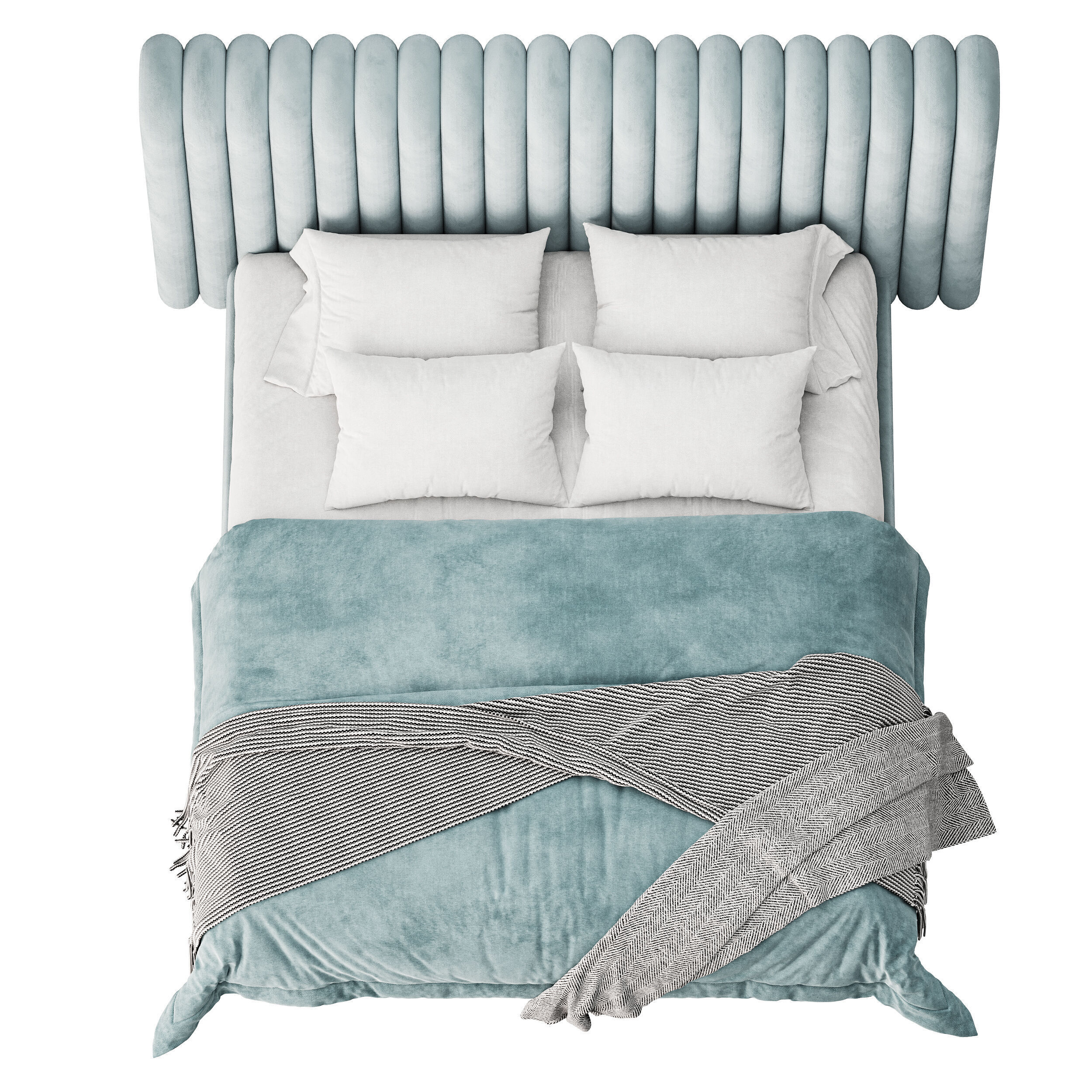 POST FUTURE BED 3D model_7