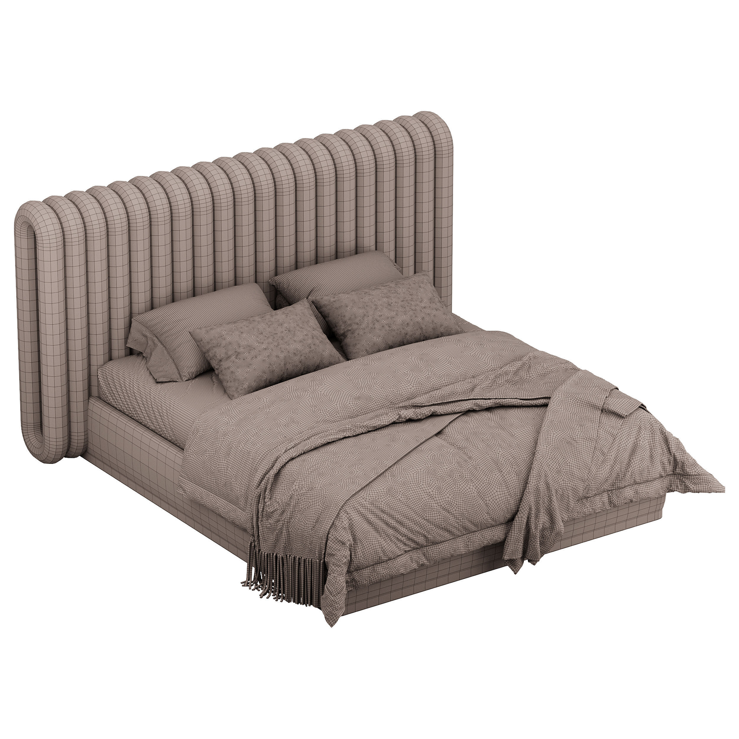 POST FUTURE BED 3D model_13