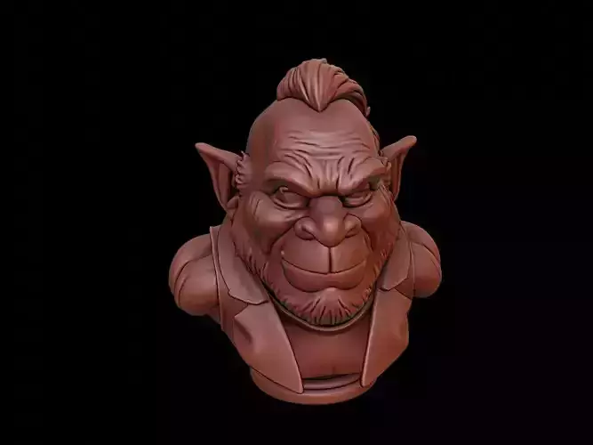 Troll Beast Bust