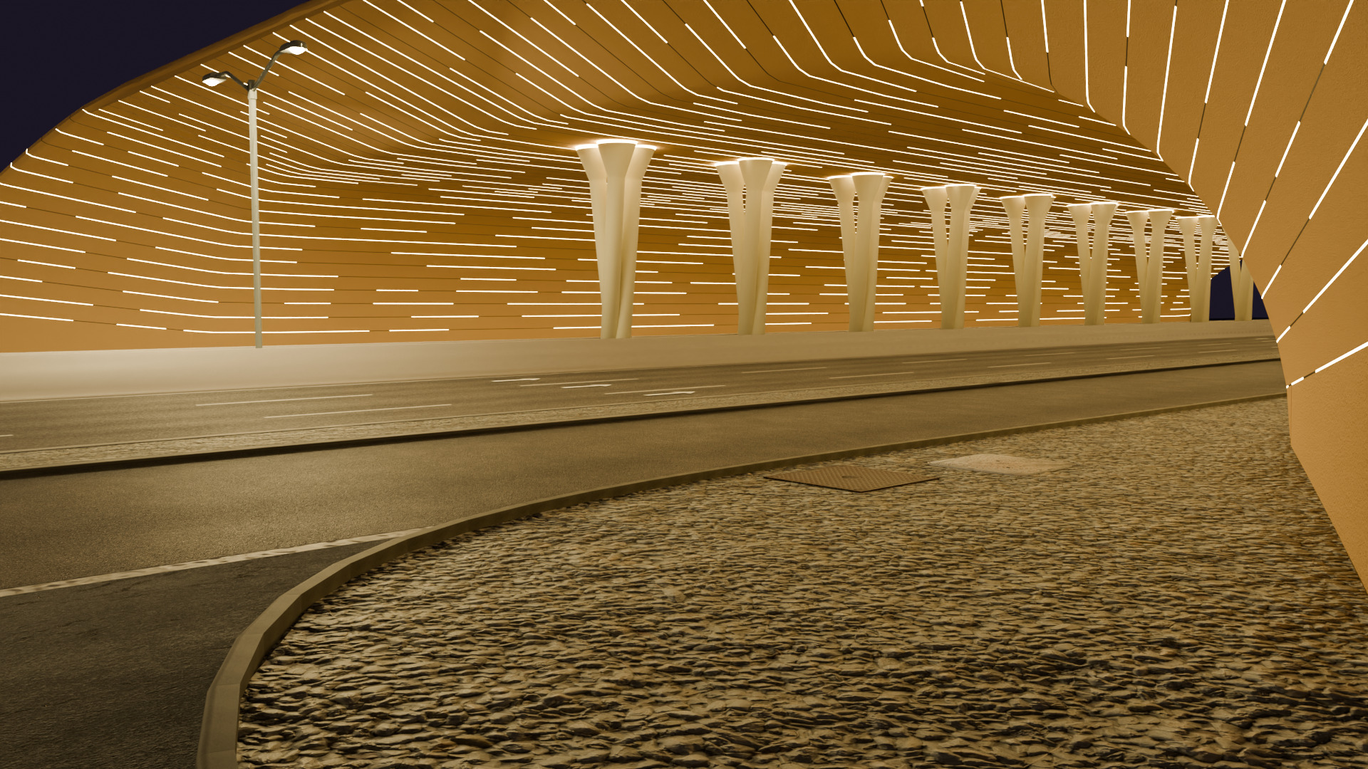 Al-Arabiya Bridge  3D model_2