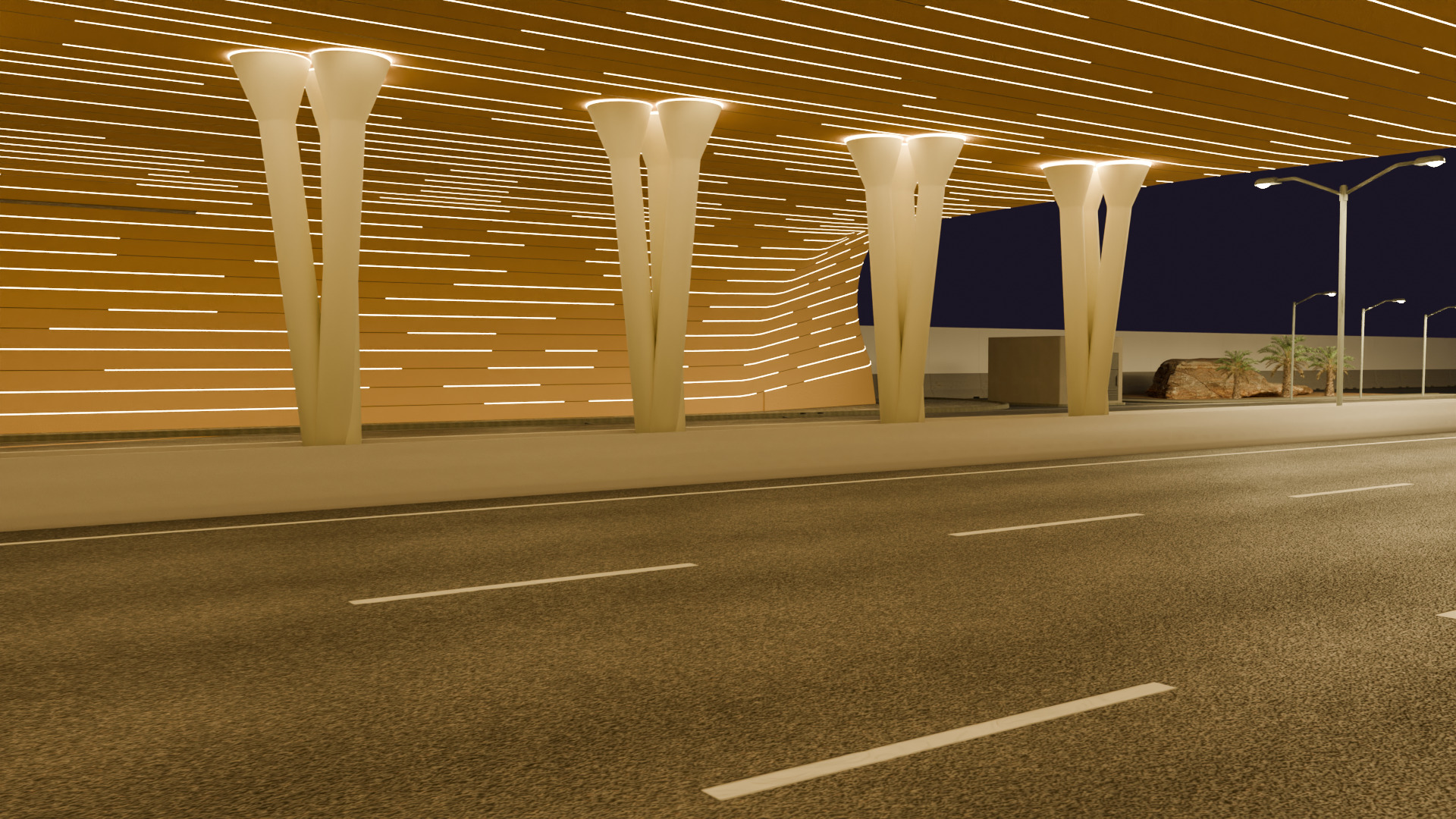 Al-Arabiya Bridge  3D model_3