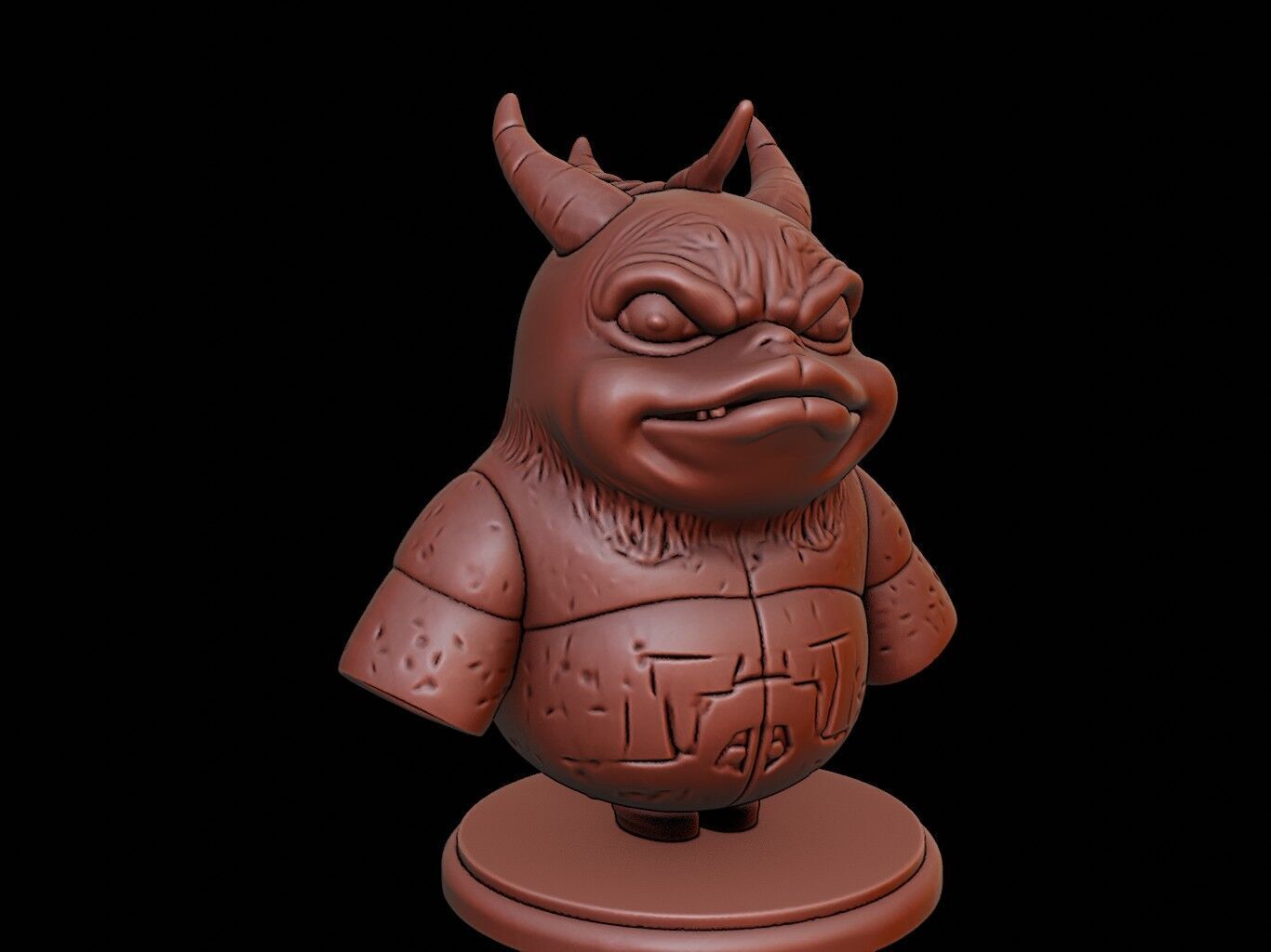 Umibozu Beast Bust 3D print model_2