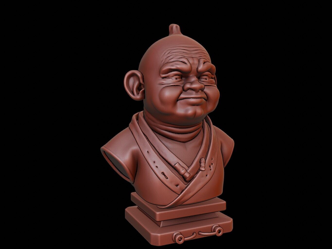 Umibozu Beast Bust 3D print model_2