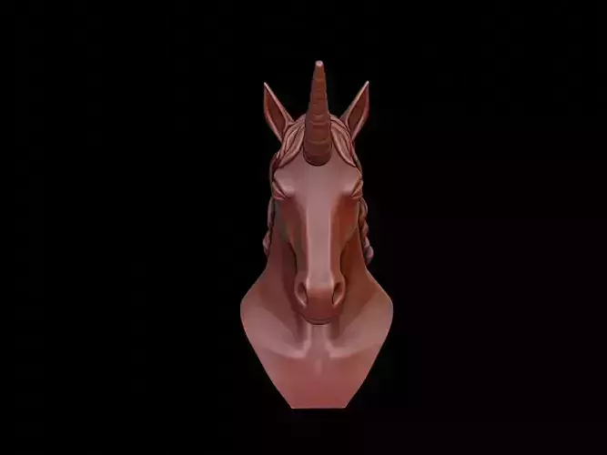 Unicorn Beast Bust