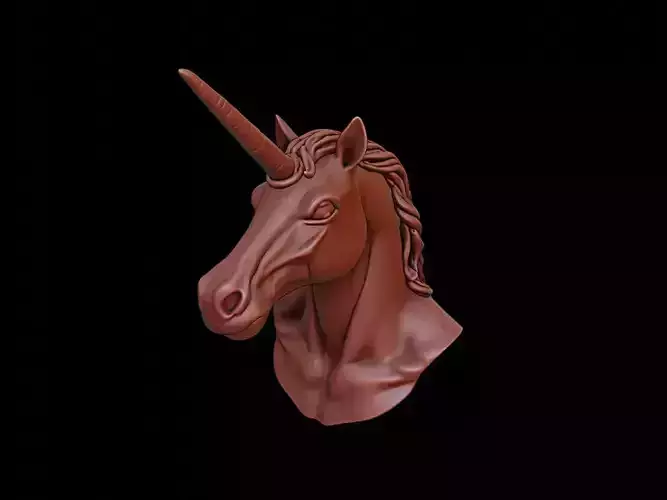 Unicorn Beast Bust