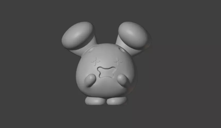Whismur Pokemon 3D print model_0
