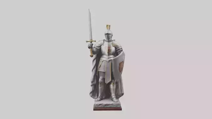 Knight of the Realm Statue model
