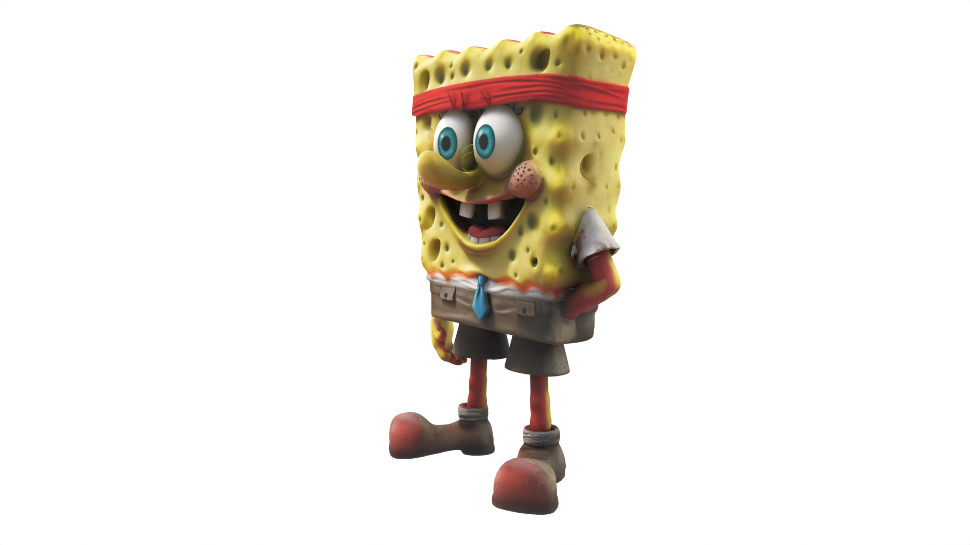 Spongebob cartoon 3D print model_4