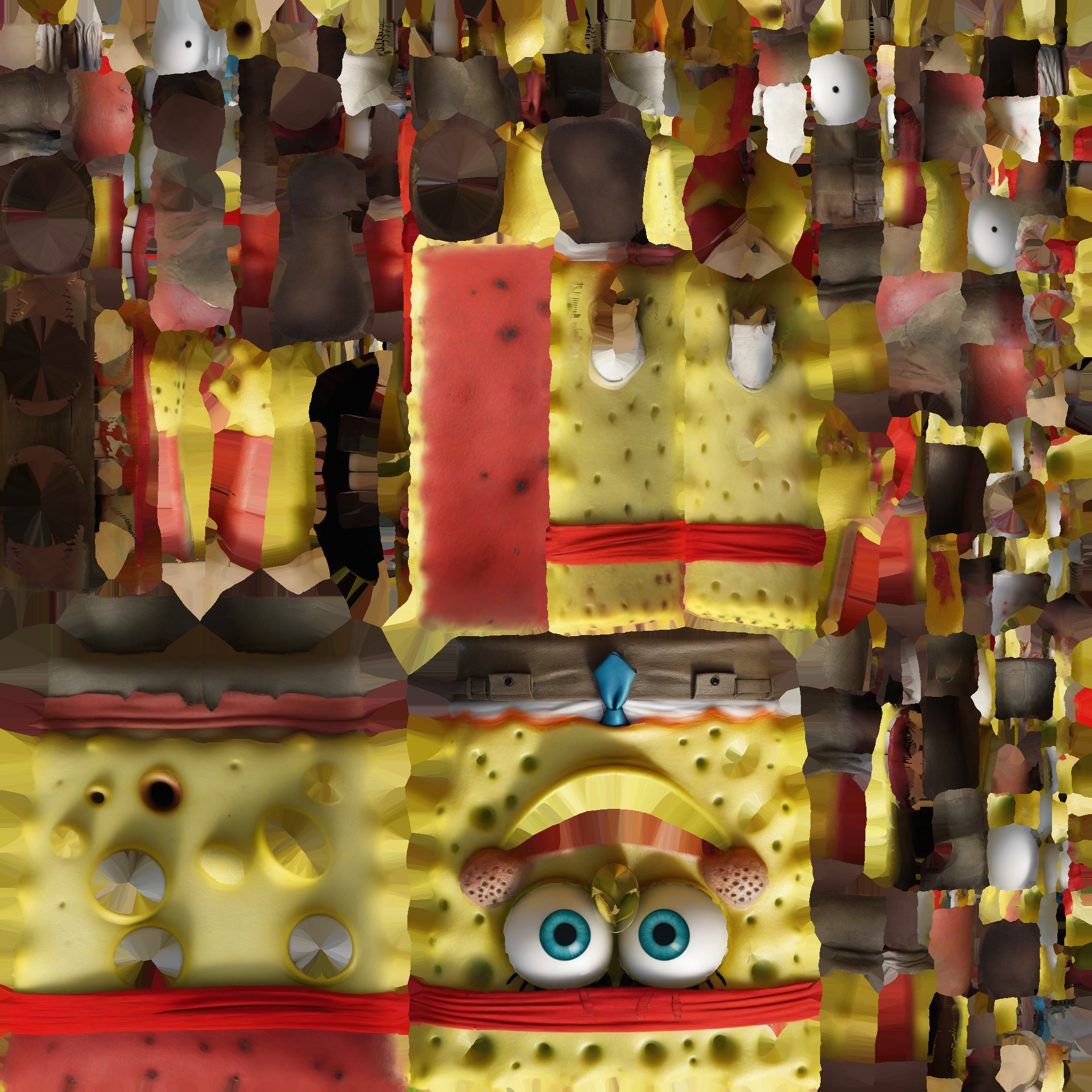 Spongebob cartoon 3D print model_9