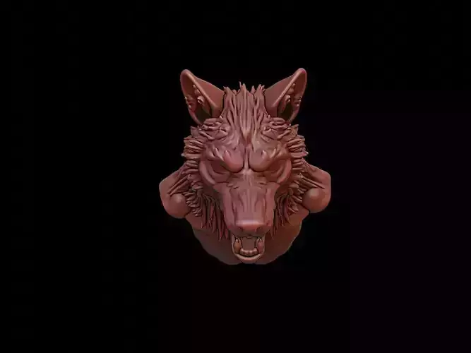 Werewolf Beast Bust
