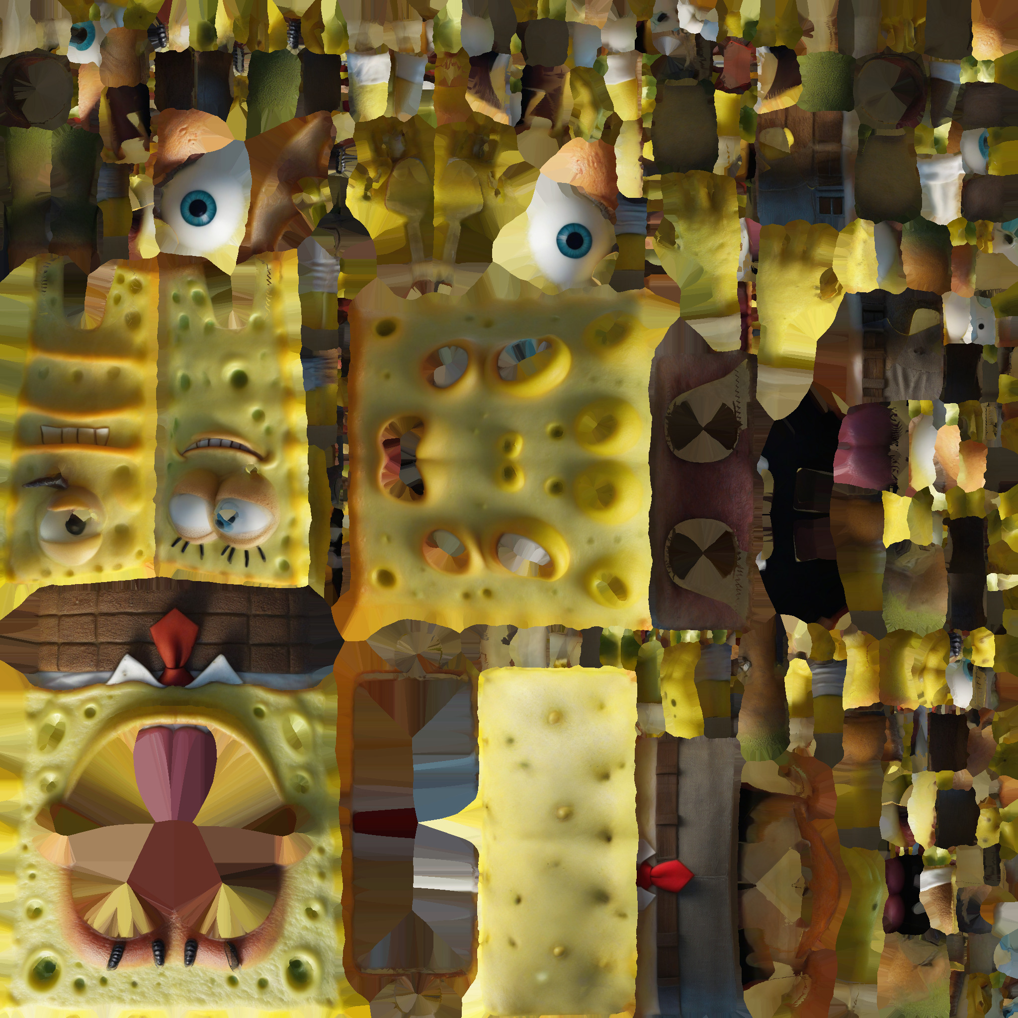 Spongebob cartoon 3D print model_7