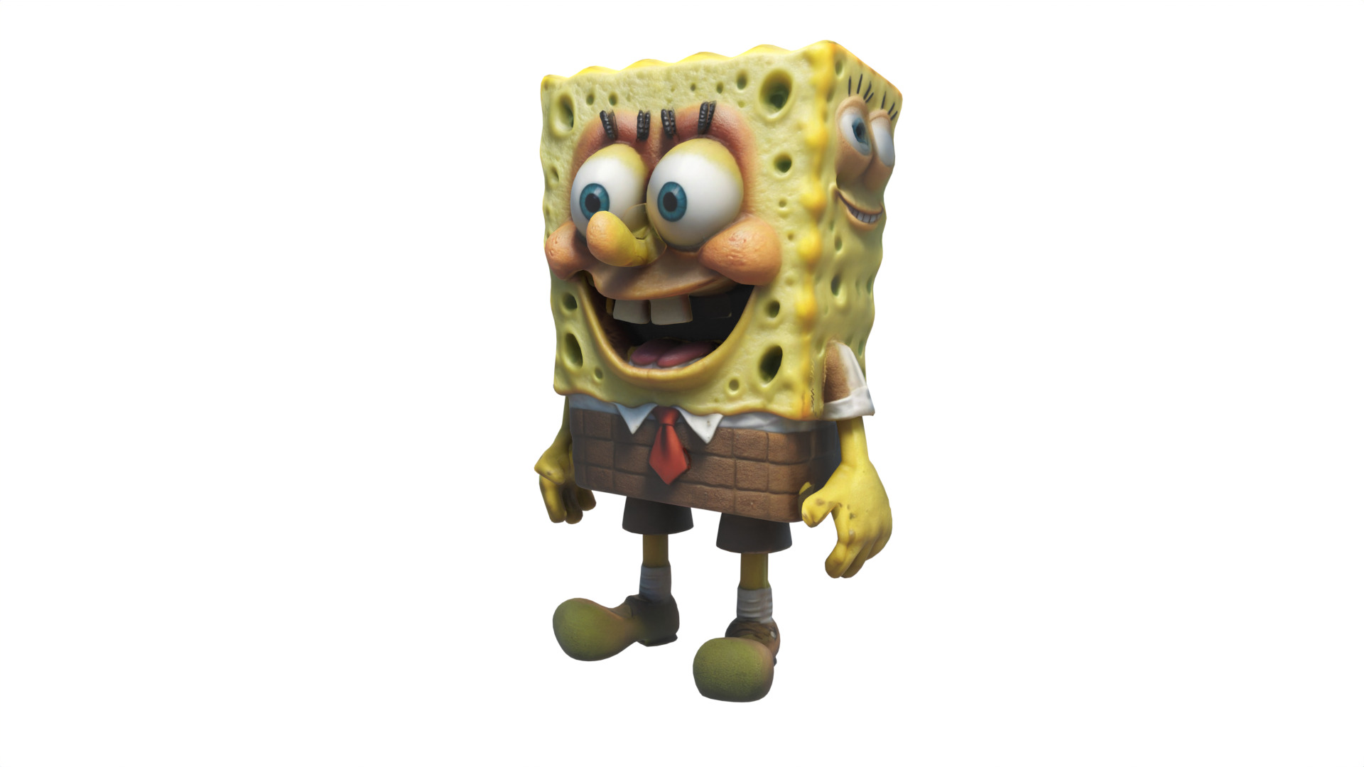 Spongebob cartoon 3D print model_3
