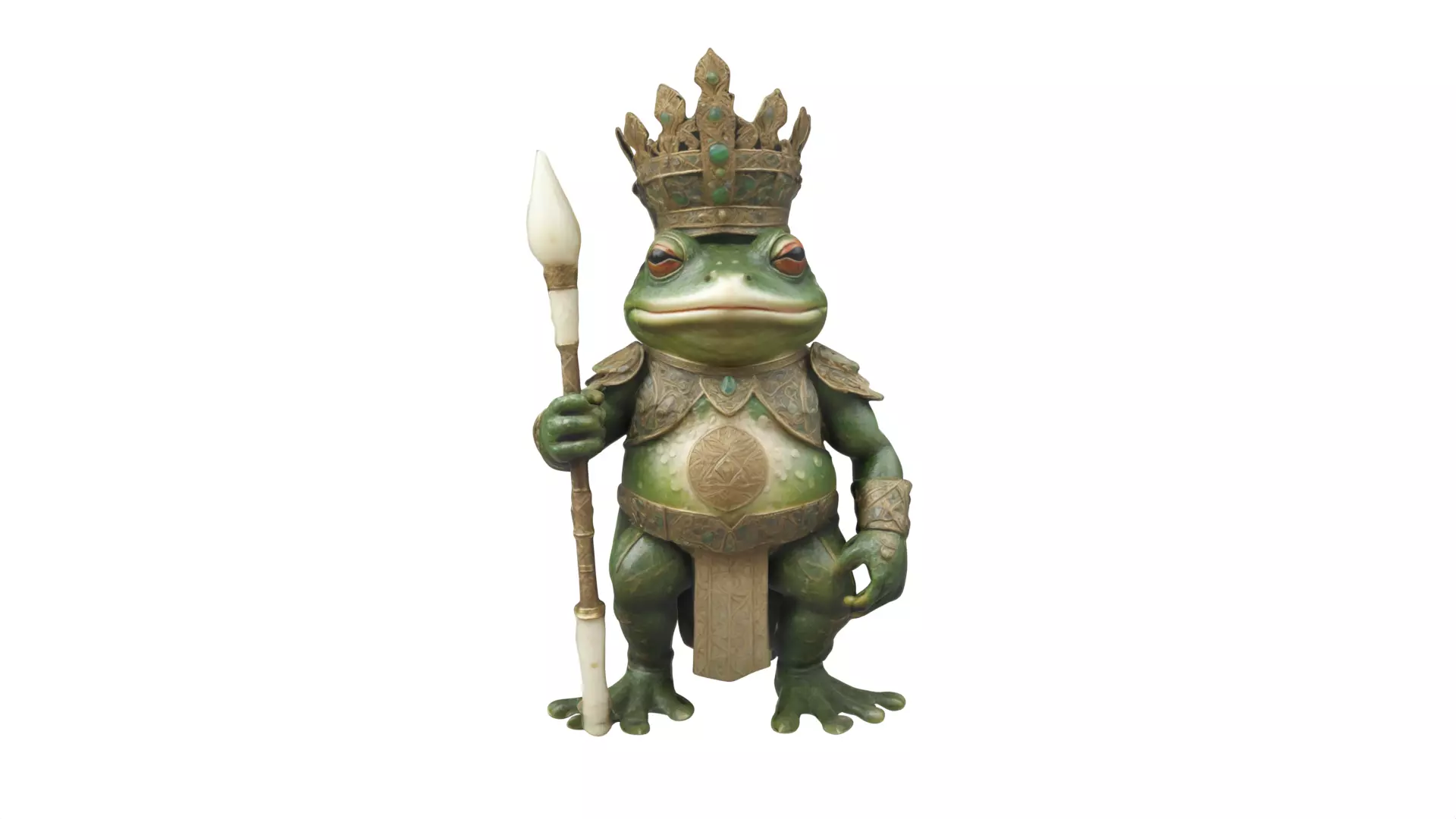 frog king 3D print model