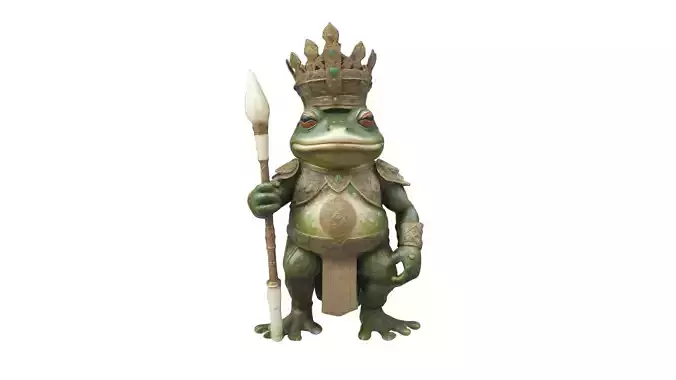 frog king  3D print model