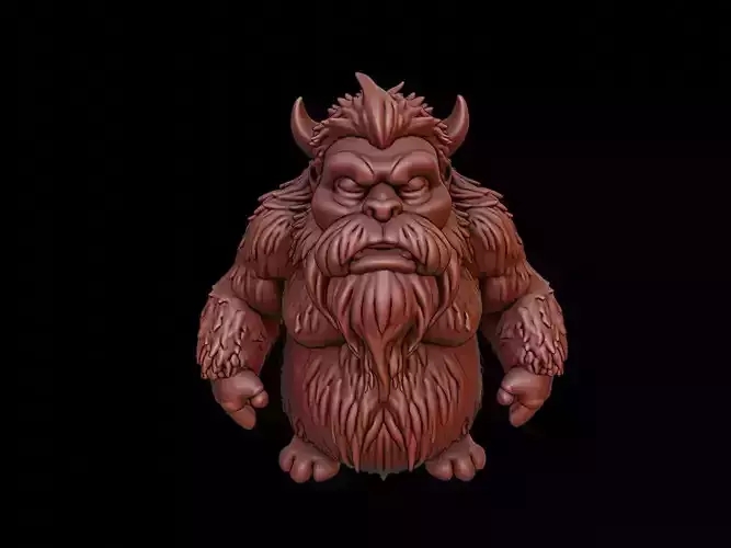 Yeti Beast Bust