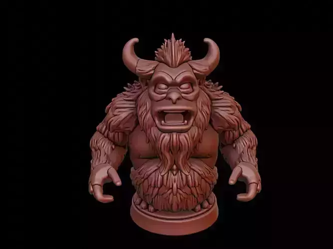 Yeti Beast Bust