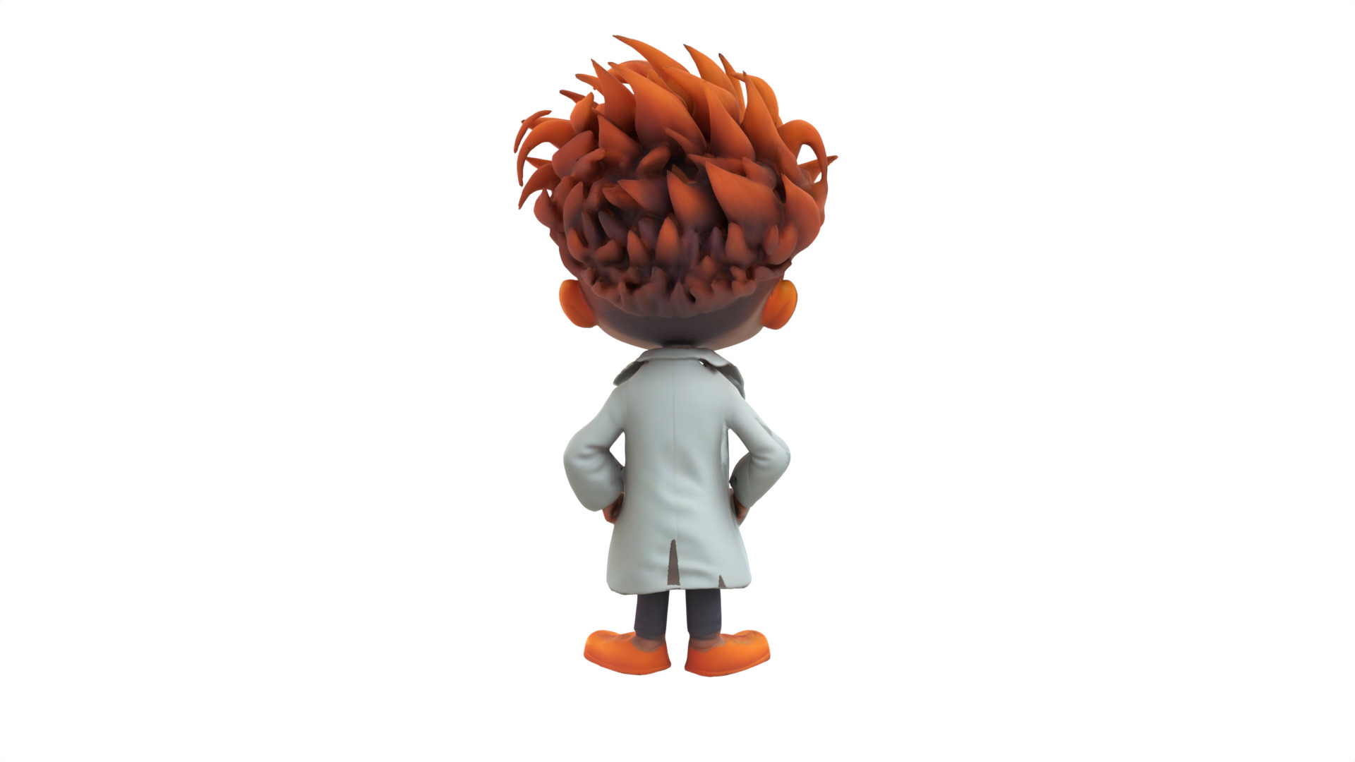 cartoon doctor boy 3D print model_4