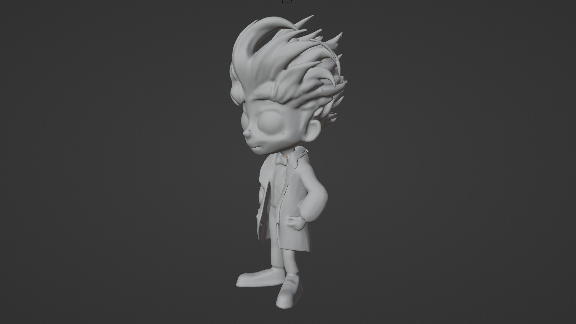 cartoon doctor boy 3D print model_8