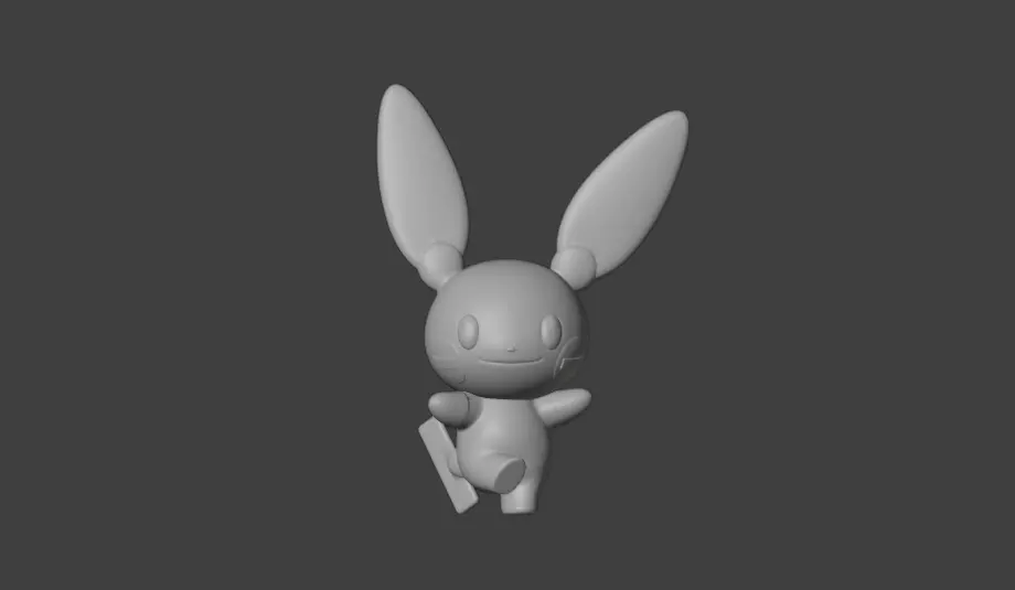 Minun Pokemon 3D print model_0