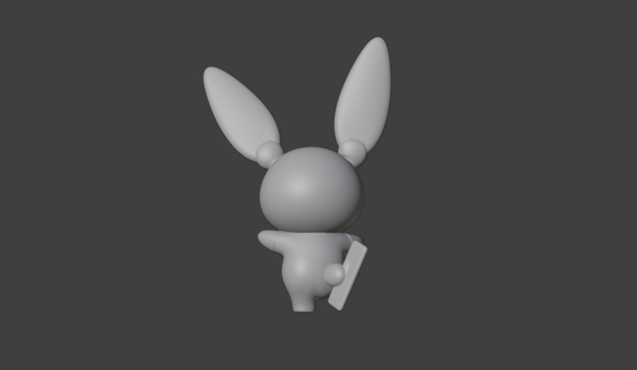 Minun Pokemon 3D print model_1