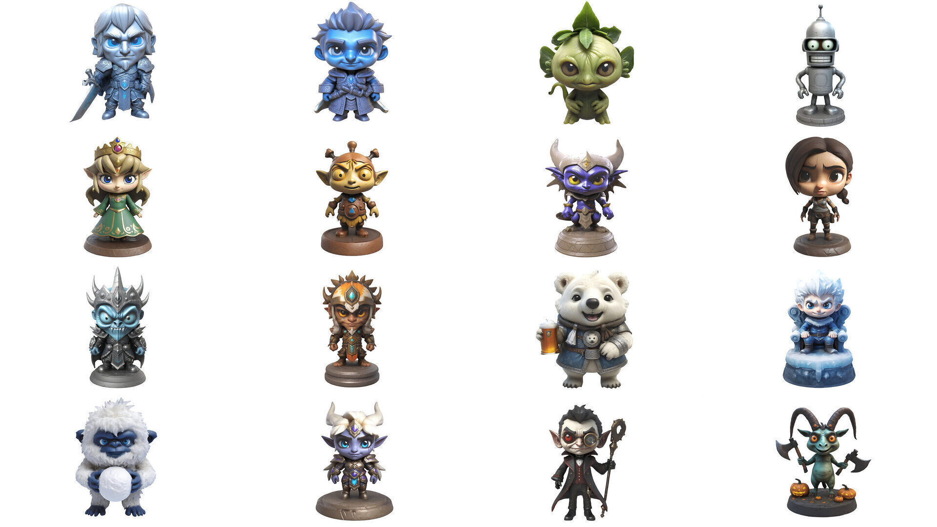 toys characters 59 items 3D Model Collection_62