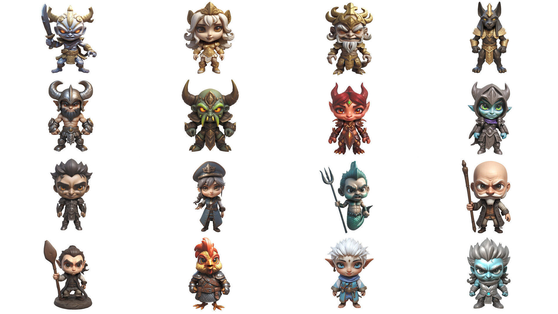 toys characters 59 items 3D Model Collection_60