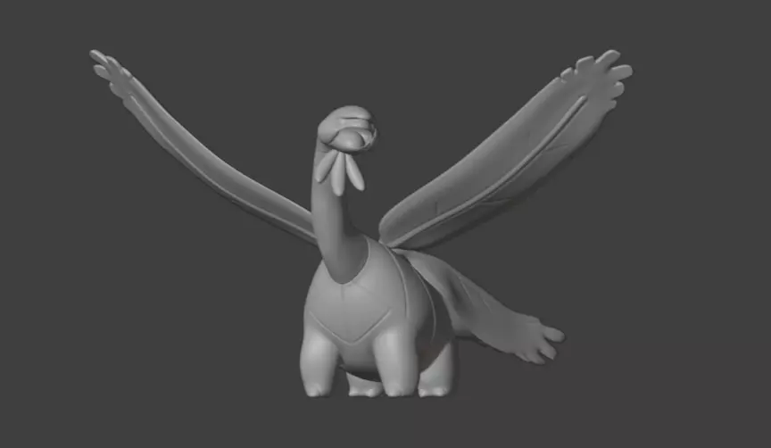 Tropius Pokemon 3D print model_0