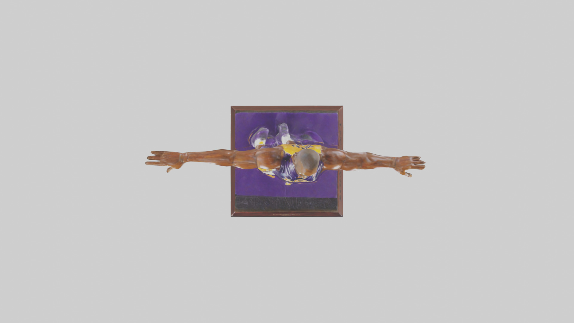 Kobe Bryant statue model Low-poly 3D model_14