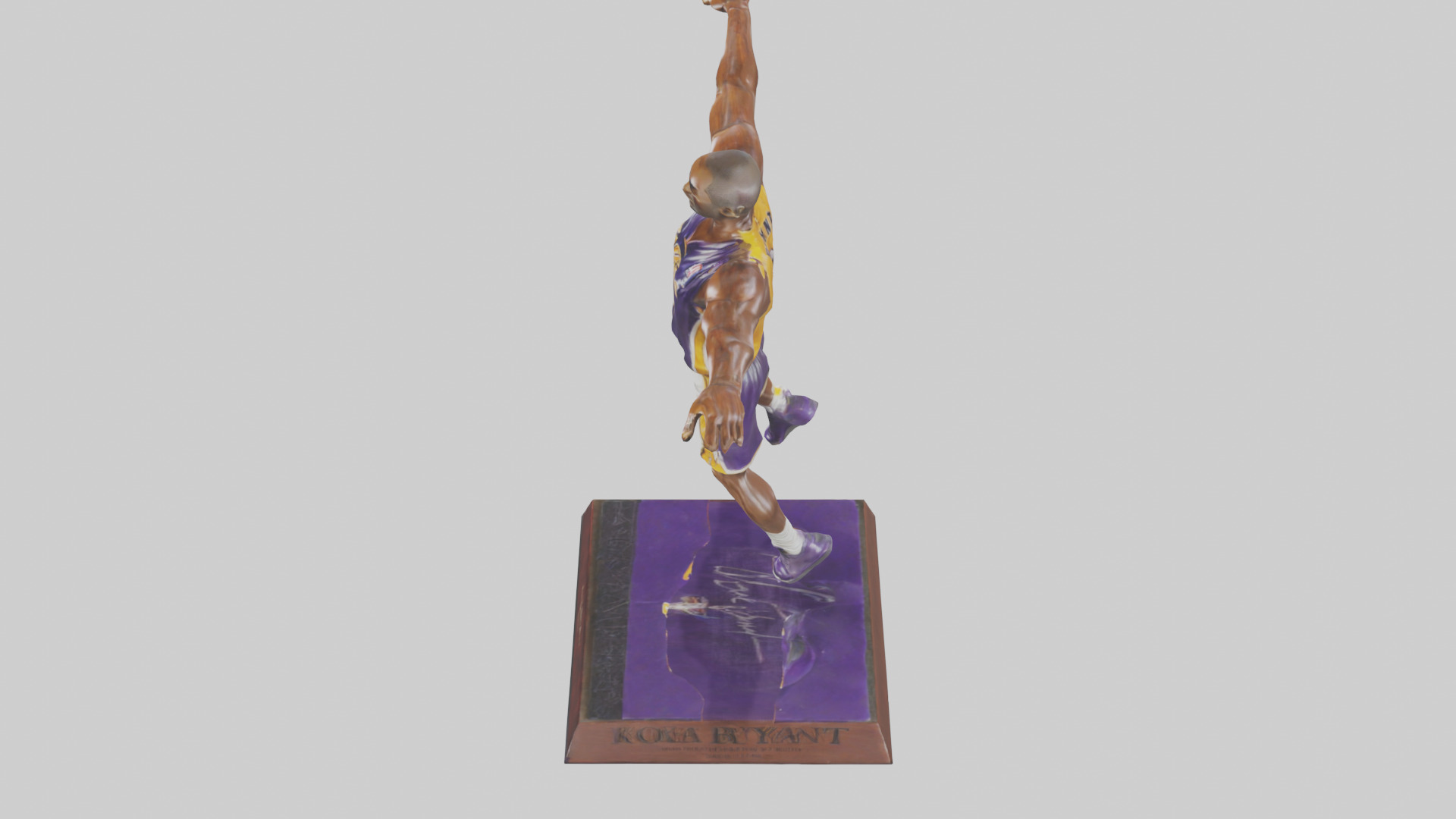 Kobe Bryant statue model Low-poly 3D model_17