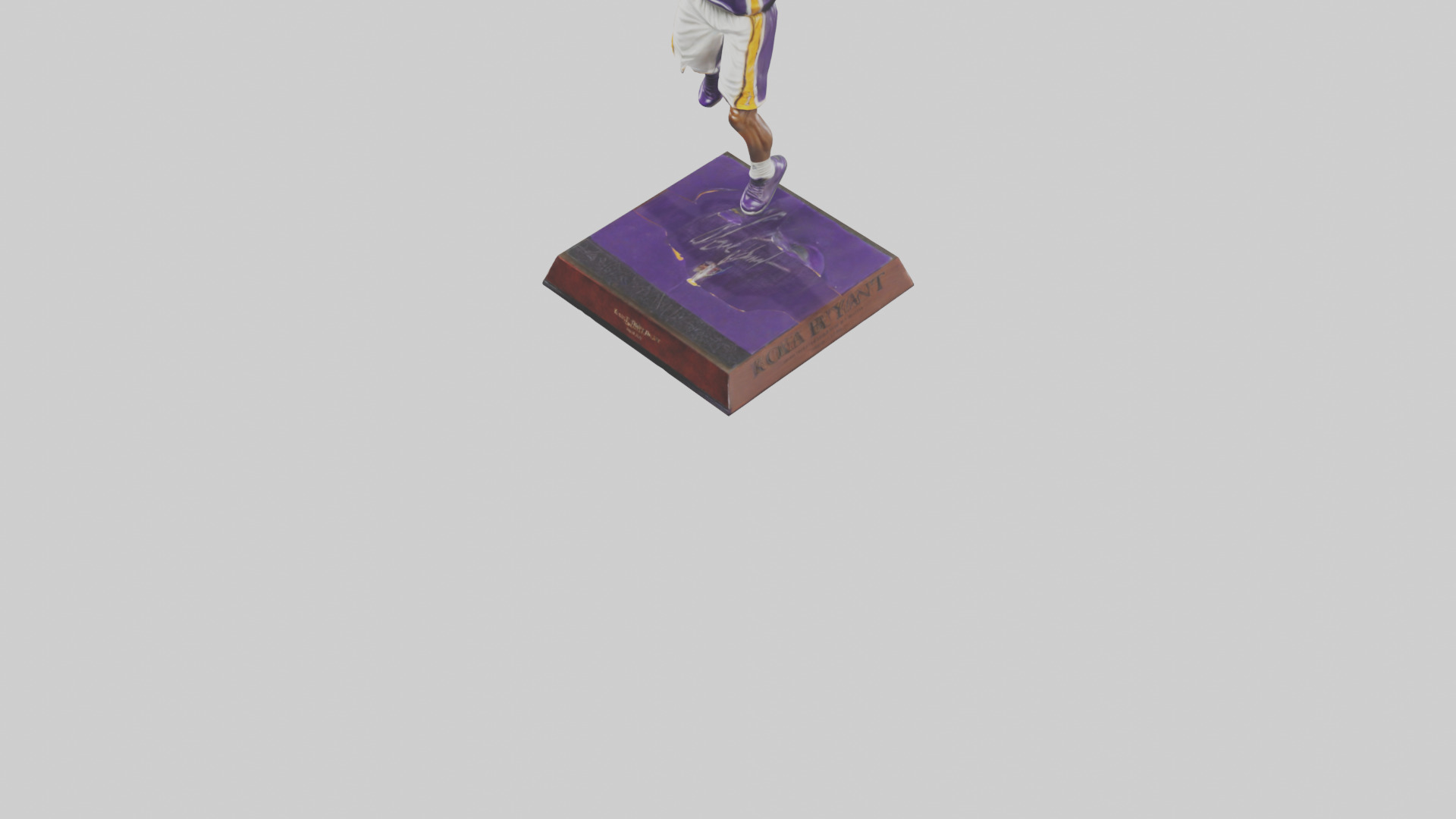 Kobe Bryant statue model Low-poly 3D model_6